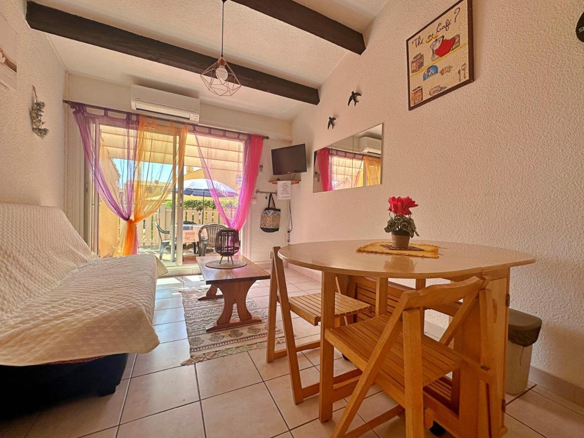 Résidence privée, 50 m plage de la Roquille, entièrement climatisé Agde Extérieur photo